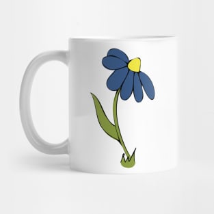 Daisy Whimsical Cartoon Illustration Happy Colours Mug